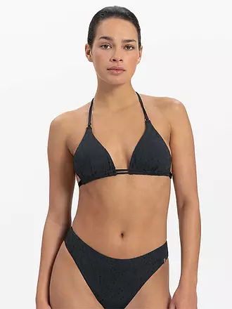 BEACHLIFE | Damen Bikinioberteil Black Embroidery | 